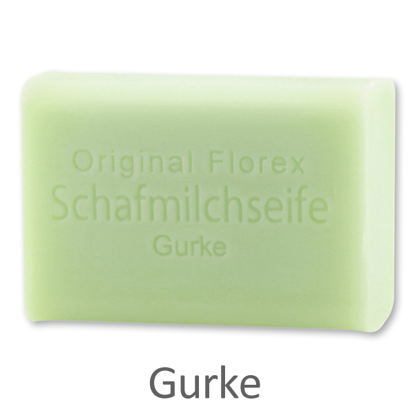 Sheep milk soap square 100g, cucumber 