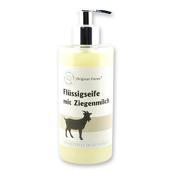 Liquid soap with goat milk 400ml with label 