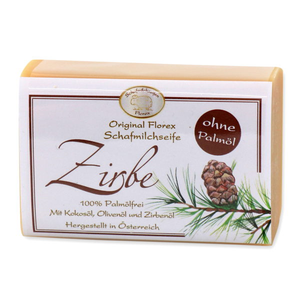 Sheep milk soap 100g without palm oil classic, Swiss pine 
