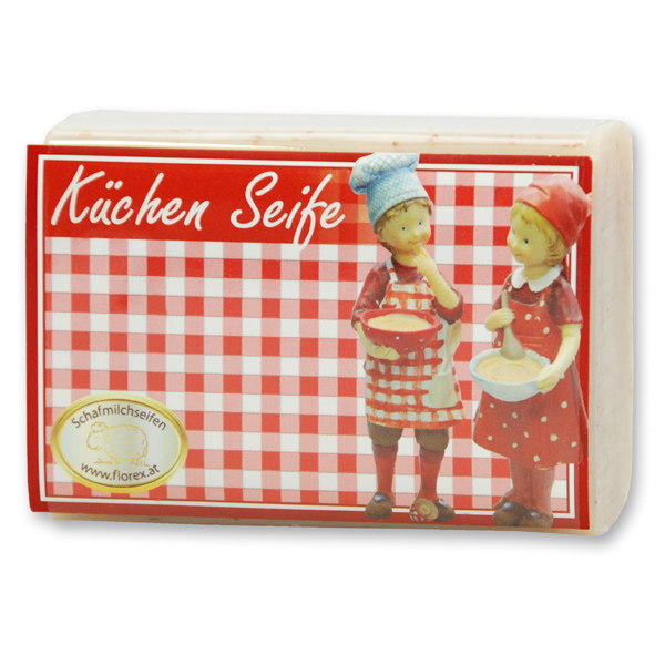 Sheepmilk soap square 100g modern, Kitchen Soap 
