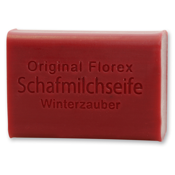 Schafmilchseife eckig 100g, Winterzauber 