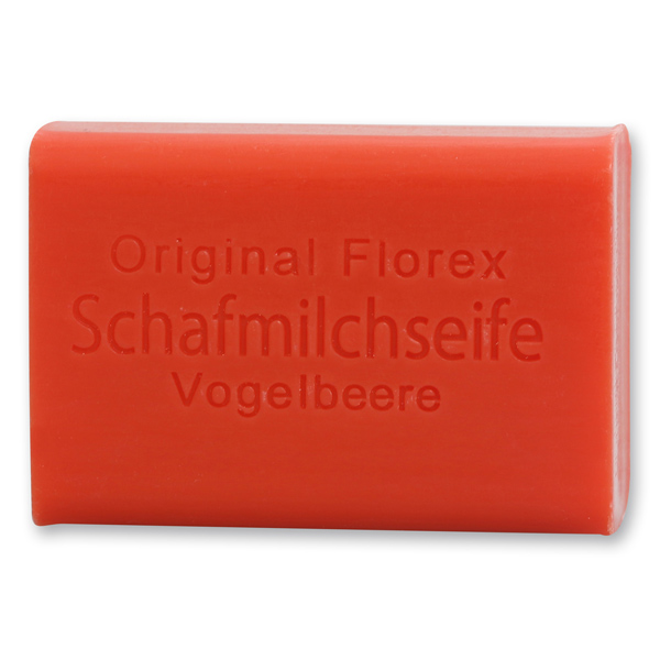 Schafmilchseife eckig 100g, Vogelbeere 