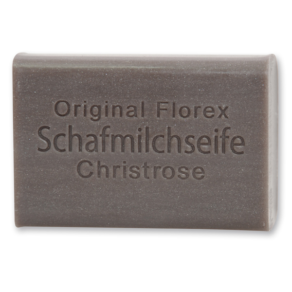 Schafmilchseife eckig 100g, Christrose 