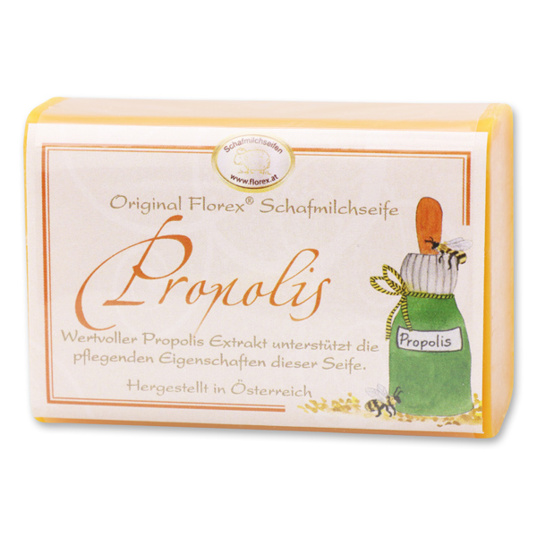Sheep milk soap square 100g classic, Propolis 