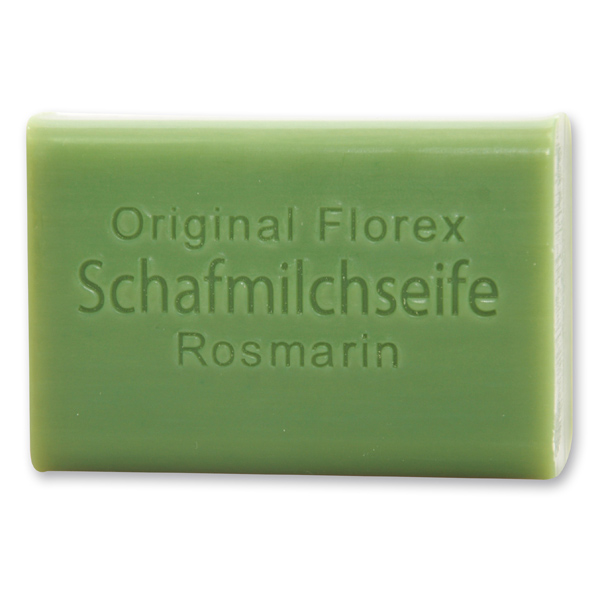 Schafmilchseife eckig 100g, Rosmarin 