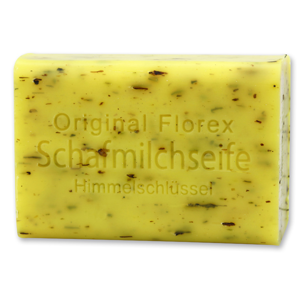 Sheep milk soap square 100g, Cowslip with herbs 