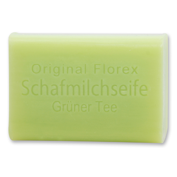 Sheep milk soap square 100g, Green tea 