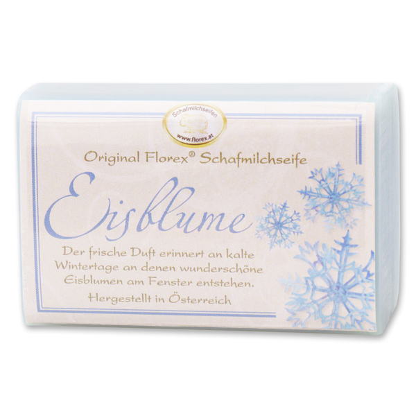 Sheep milk soap square 100g classic, Ice flower 