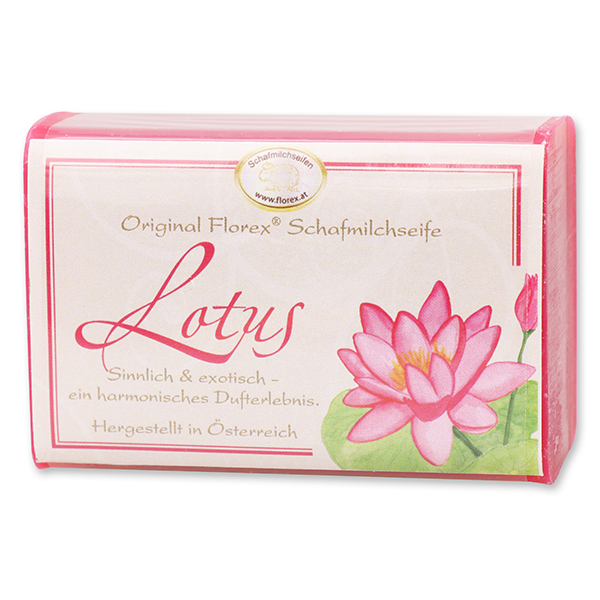 Sheep milk soap square 100g classic, Lotus 