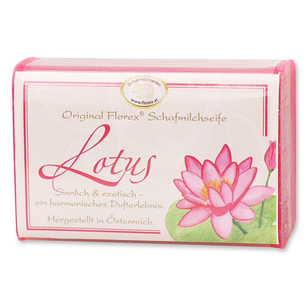 Schafmilchseife eckig 100g klassisch, Lotus 