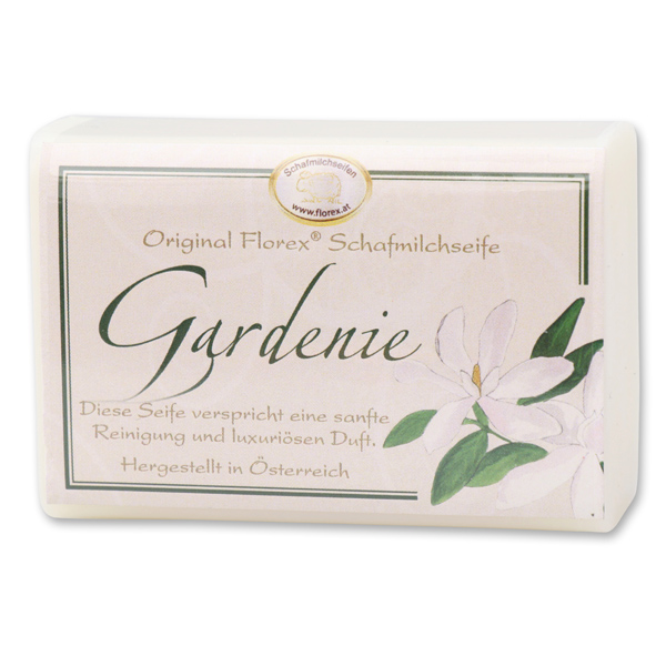 Sheep milk soap square 100g classic, Gardenia 