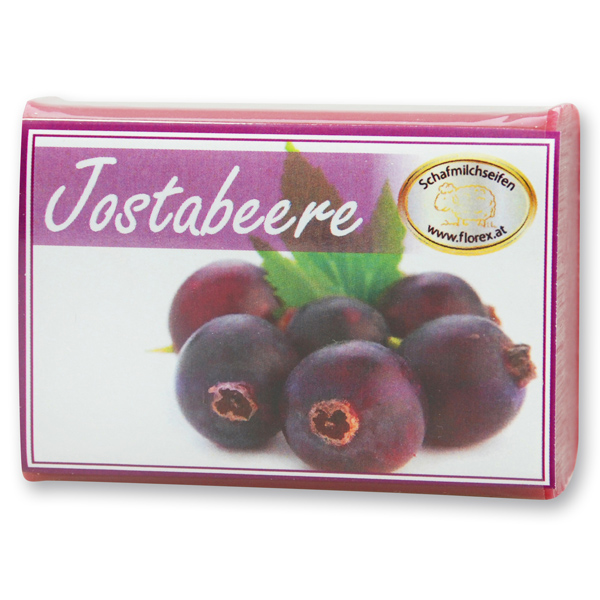 Sheep milk soap square 100g modern, Jostaberry 