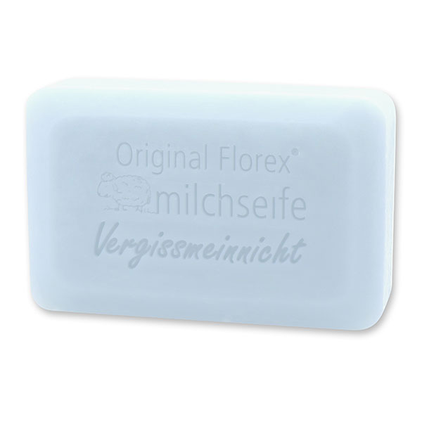 Schafmilchseife eckig 200g, Vergissmeinnicht 