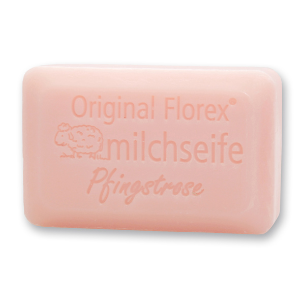 Schafmilchseife Luxus 100g, Pfingstrose 