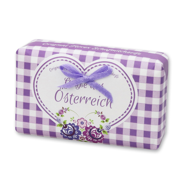 Sheep milk soap Luxury 100g "Greetings from Austria", Lavender 