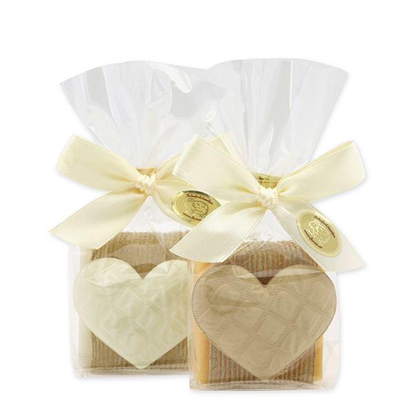 Sheep milk soap 35g decorated with a lamb in a cellophane, Classic/swiss pine 