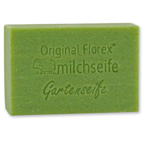 Schafmilchseife eckig 150g, Gartenseife 