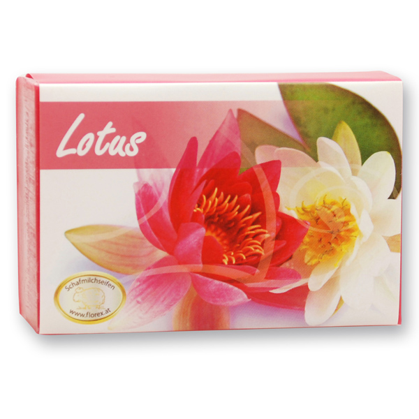 Schafmilchseife eckig 150g modern, Lotus 