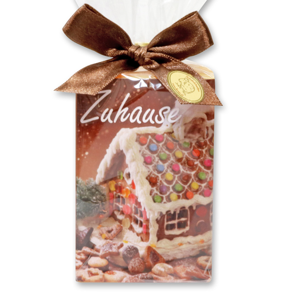Sheep milk soap 150g in a cellophane bag "Zuhause", Honey 