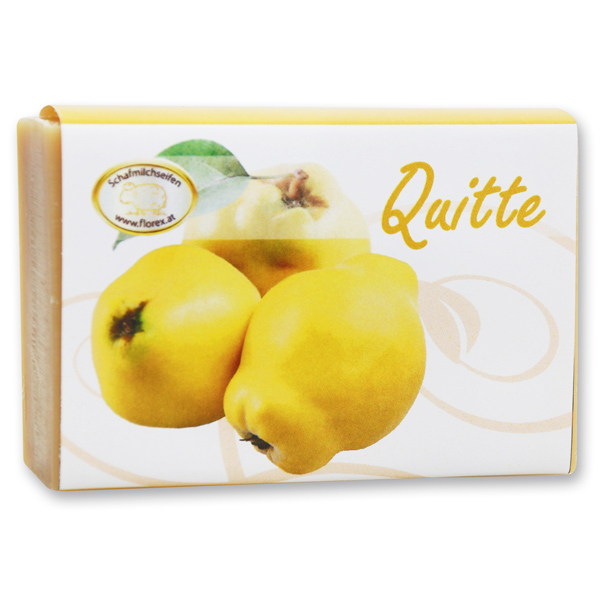 Sheepmilk soap square 150g modern, quince 