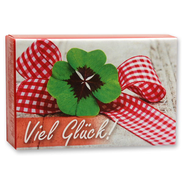 Sheep milk soap 150g "Viel Glück", Cranberry 
