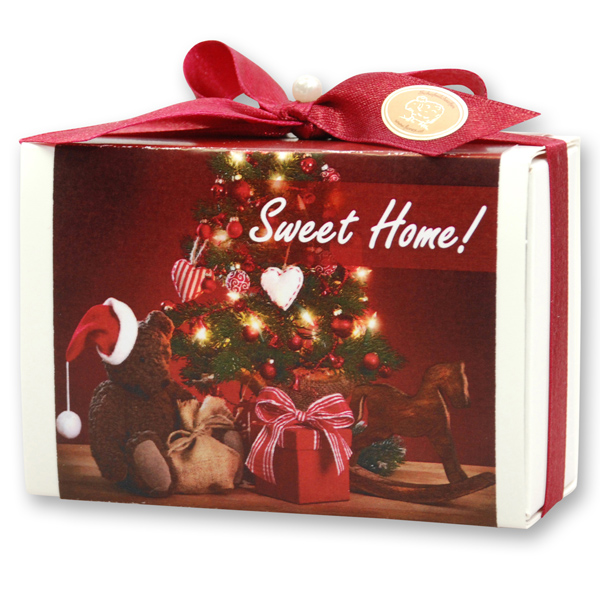 Sheep milk soap 150g in a box "Sweet Home", Pomegranate 