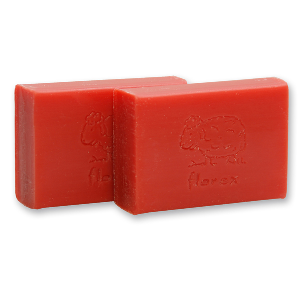 Sheep milk soap "Wiener Gästeseife" 25g, Pomegranate 