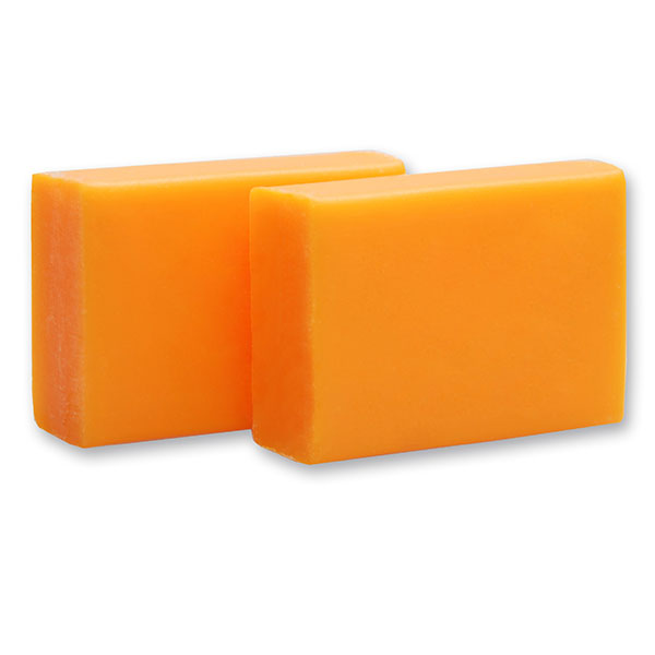 Schafmilchseife Wiener Gästeseife 25g, OHNE Stempel, Orange 