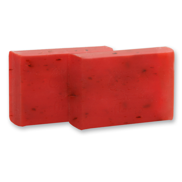 Sheep milk soap "Wiener Gästeseife" 25g, WITHOUT a stamp, Rose with petals 