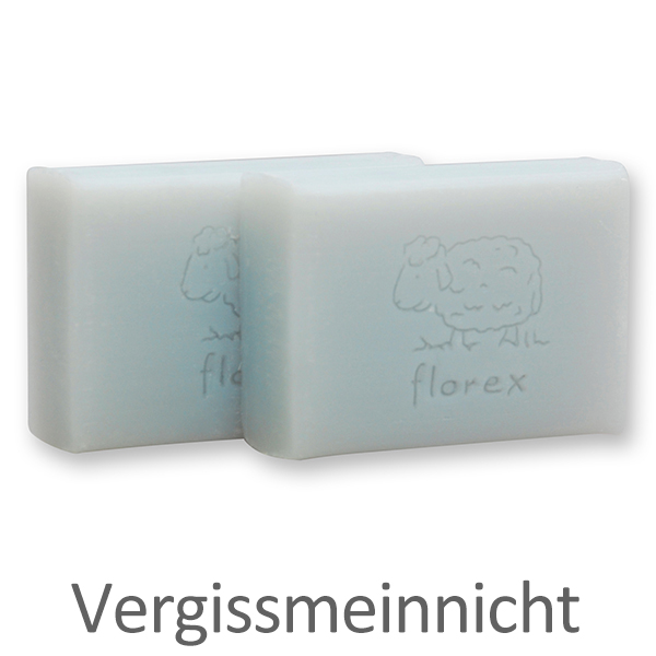 Sheep milk soap "Wiener Gästeseife" 25g, Forget-me-not 