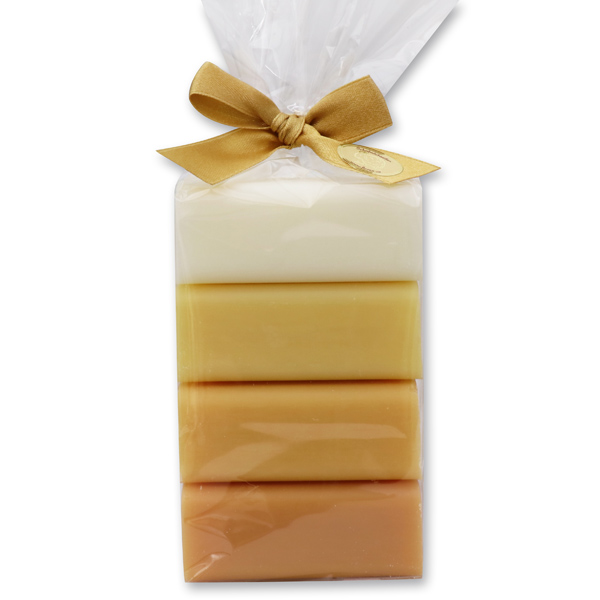 Sheep milk soap 4x100g in a cellophane, sorted 
