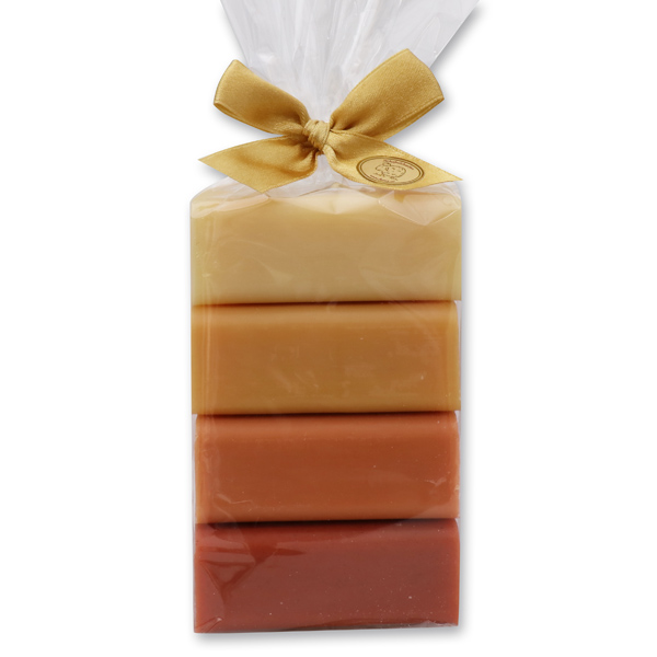 Sheep milk soap 4x100g in a cellophane, sorted 