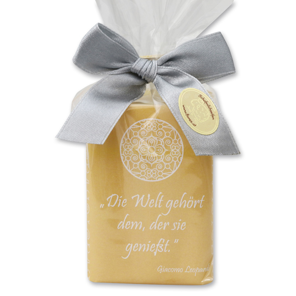 Sheep milk soap 100g "Motive Gloria" in a cellophane bag, Incense 