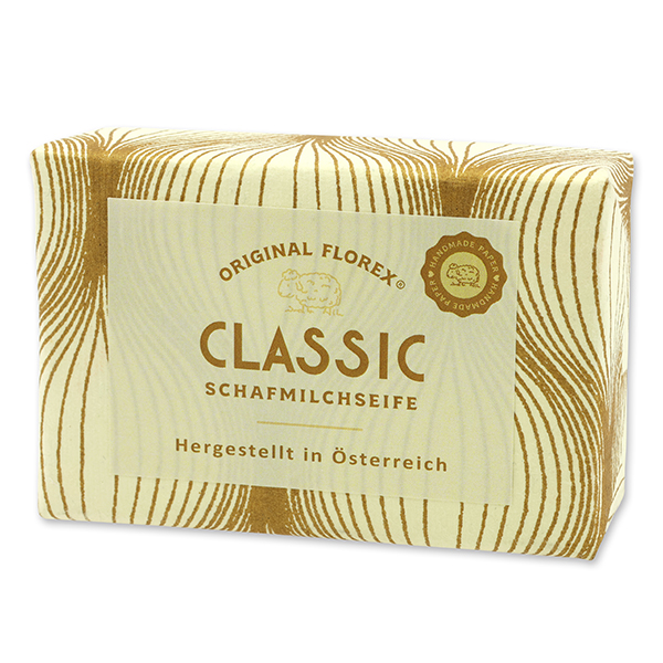 Schafmilchseife eckig 150g "Gold Edition", Classic 