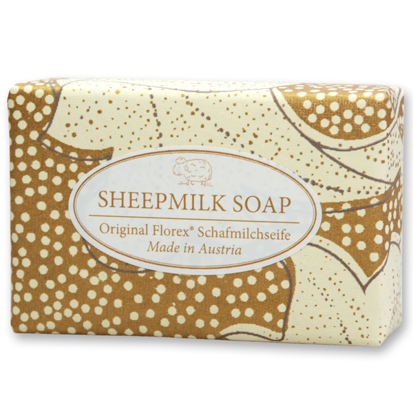 Schafmilchseife eckig 150g "Gold Edition", Honig 