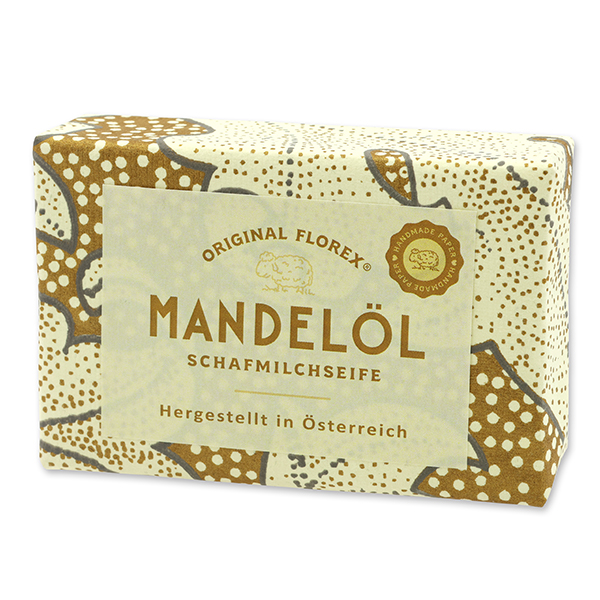 Sheep milk soap 150g "Gold Edition", Almond oil 