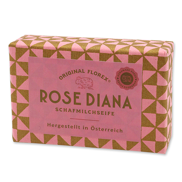 Sheep milk soap 150g "Pink Edition", Wild rose with petals 