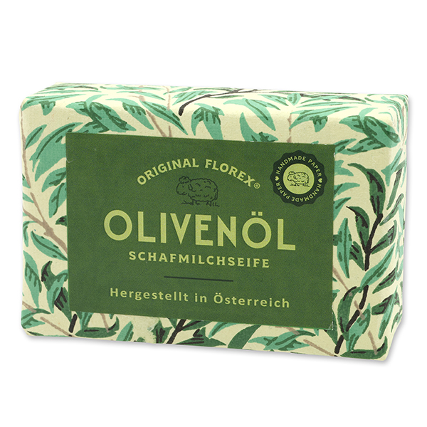 Schafmilchseife eckig 150g "Light Green Edition", Olivenöl 