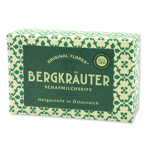 Sheep milk soap 150g "Light Green Edition", Mountain herbs 