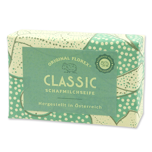 Schafmilchseife eckig 150g "Turquoise Edition", Classic 