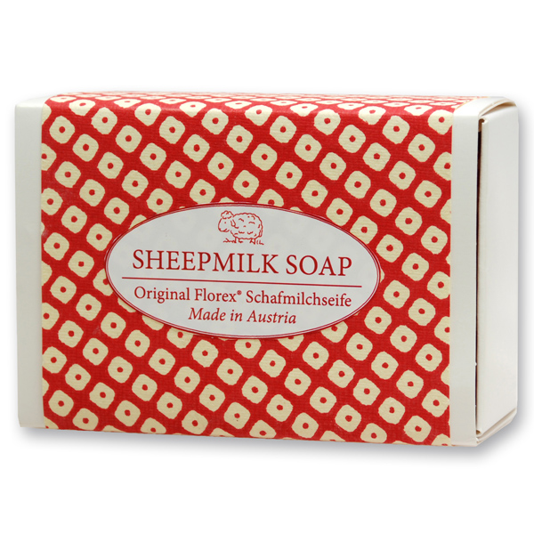 Sheep milk soap 150g in a box "Red Edition", Cranberry 