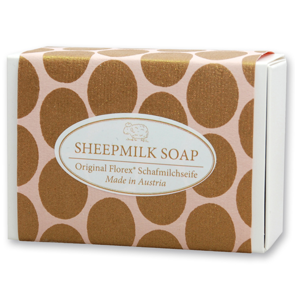 Sheep milk soap 150g in a box "Rosé Gold Edition", Quince 