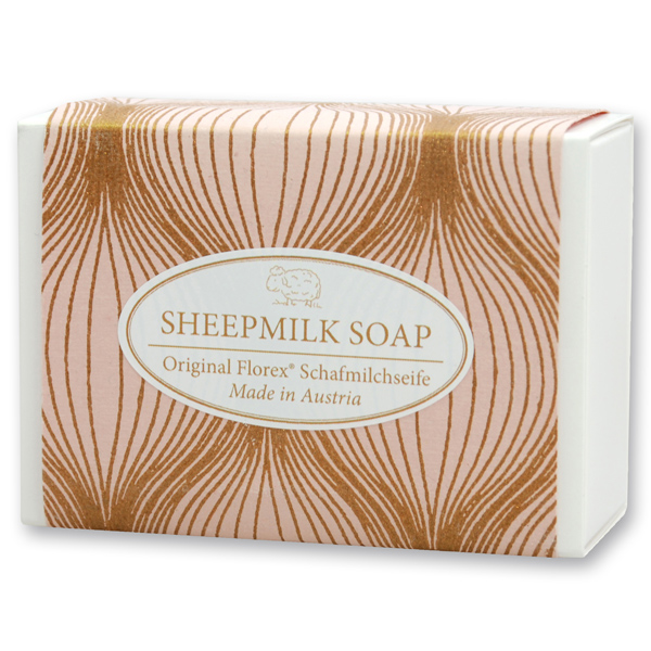 Sheep milk soap 150g in a box "Rosé Gold Edition", Magnolia 