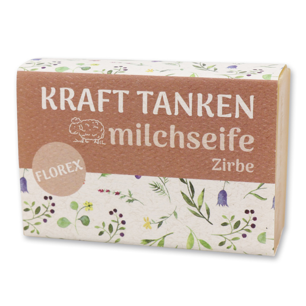 Sheep milk soap 150g "Kraft tanken", Swiss Pine 