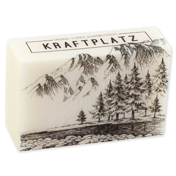 Sheep milk soap 150g "Kraftplatz", Edelweiss 