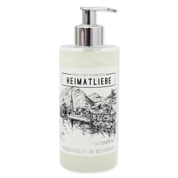 Liquid sheep milk soap 400ml "Heimatliebe", Edelweiss 