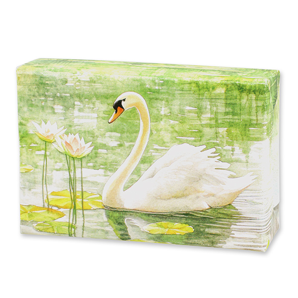 Sheep milk soap 150g "Charming Nature motif 2", Christmas rose white 