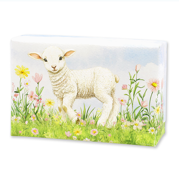 Sheep milk soap 150g "Charming Nature motif 6", Classic 