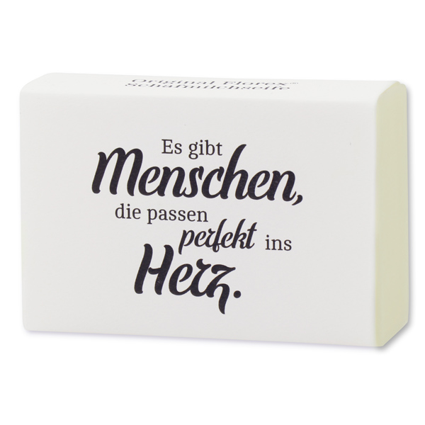 Sheep milk soap 150g "Es gibt Menschen, die passen...", Classic 
