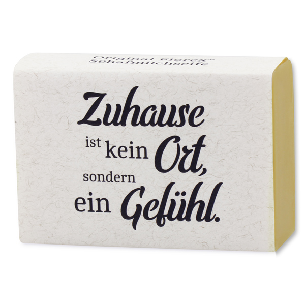 Sheep milk soap 150g "Zuhause ist kein Ort...", Swiss Pine 